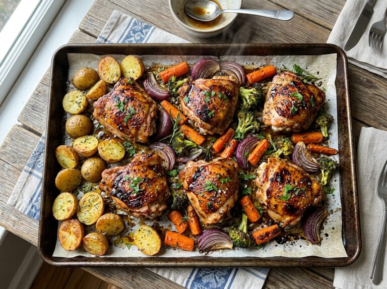 balsamic chicken sheet pan recipe