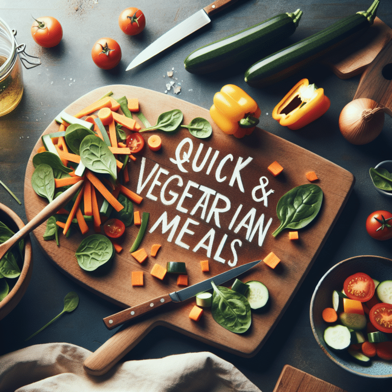 Quick and Easy Vegetarian Meals for One