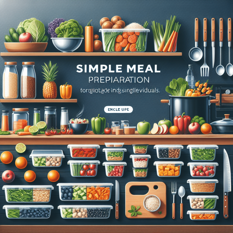 Simple Meal Prep Ideas for Healthy Eating for Singles