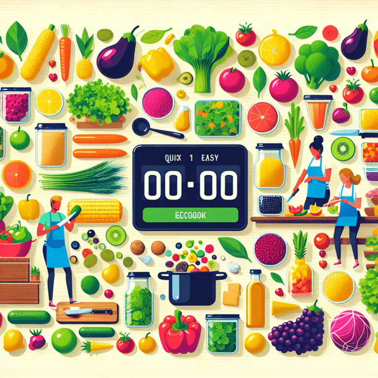 Quick and Easy Meal Prep Tips for Busy Adults