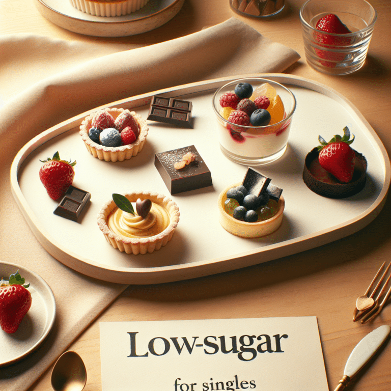Low-Sugar Dessert Ideas for Singles