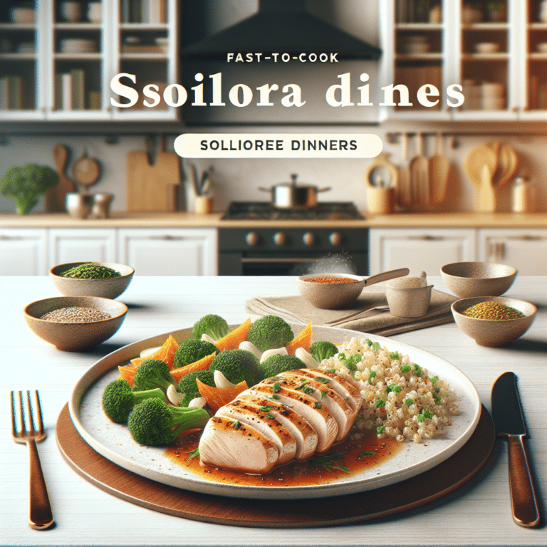 Fast-to-Cook Dinners for One