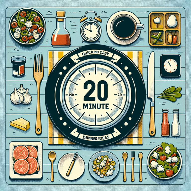  "20-Minute Dinner Ideas: Quick Meals for One