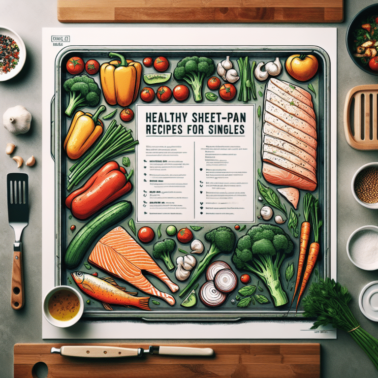 Healthy Sheet-Pan Recipes for Singles".