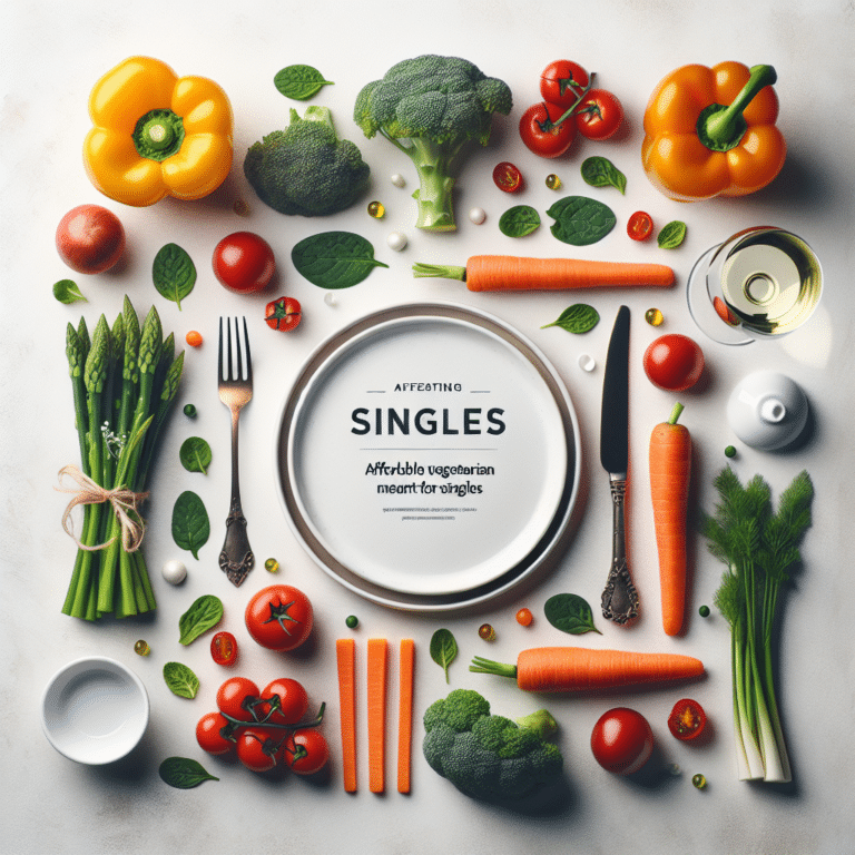 Affordable vegetarian recipes for singles
