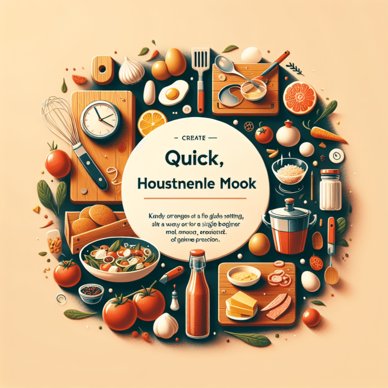 Quick Wholesome Dinners for Single Beginners