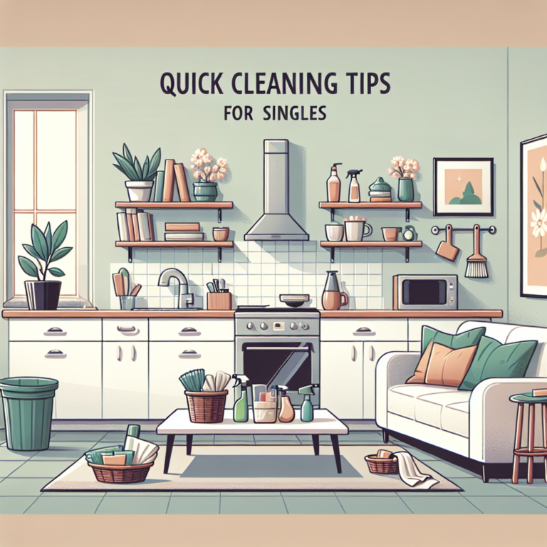 Quick Cleanup Tips for Singles